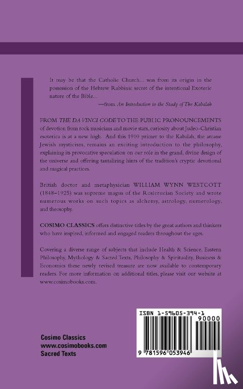 Westcott, William Wynn - An Introduction to the Study of the Kabalah