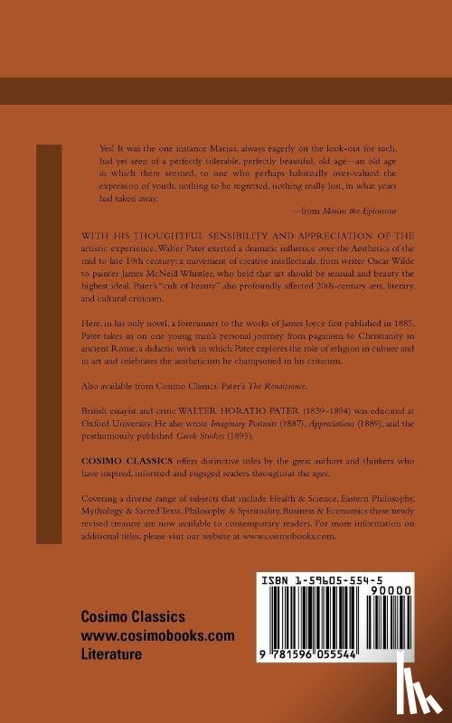 Pater, Walter - Marius the Epicurean