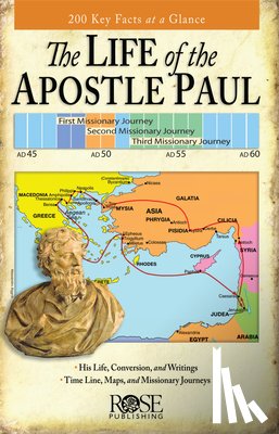 Rose Publishing - The Life of the Apostle Paul: 200 Key Facts at a Glance