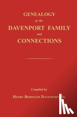 Davenport, Henry Bedinger - Genealogy of the Davenport Family and Connections