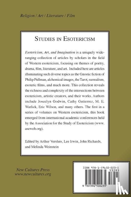  - Esotericism, Art, and Imagination