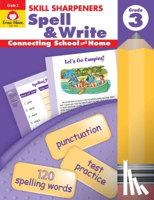 Evan-Moor Educational Publishers - Skill Sharpeners: Spell & Write, Grade 3 Workbook