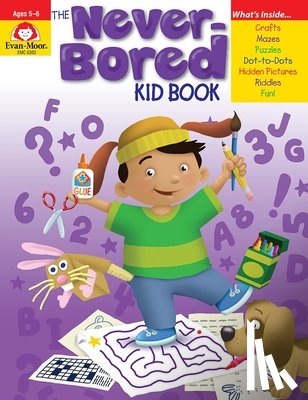 Evan-Moor Educational Publishers - The Never-Bored Kid Book, Age 5 - 6 Workbook