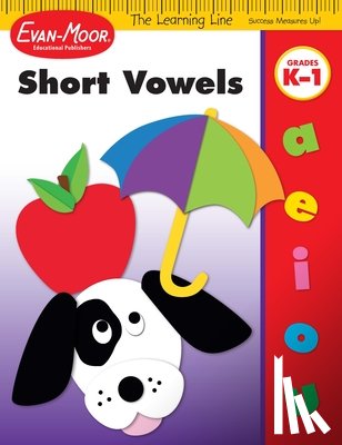 Evan-Moor Educational Publishers - Learning Line: Short Vowels, Kindergarten - Grade 1 Workbook