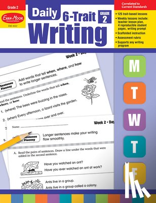 Evan-Moor Educational Publishers - DAILY 6-TRAIT WRITING GRD 2 TE