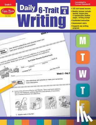 Evan-Moor Educational Publishers - DAILY 6-TRAIT WRITING GRD 4 TE