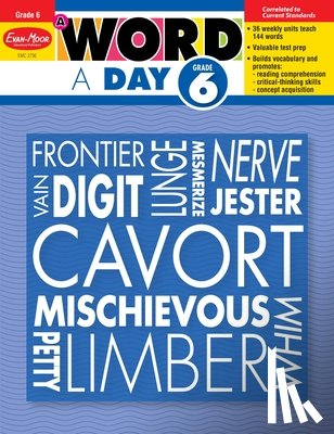 Evan-Moor Educational Publishers - WORD A DAY GRD 6+ TEACHER/E