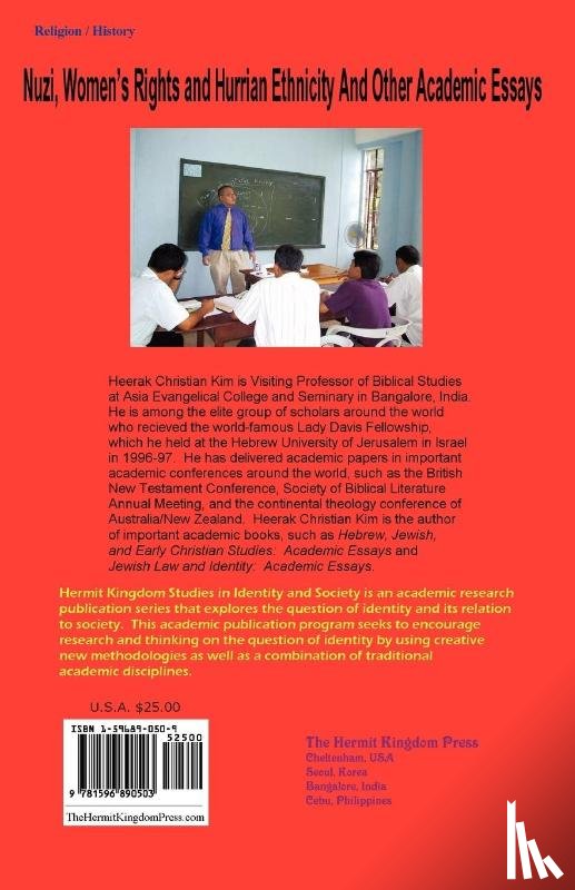 Kim, Heerak - Nuzi, Women's Rights and Hurrian Ethnicity And Other Academic Essays