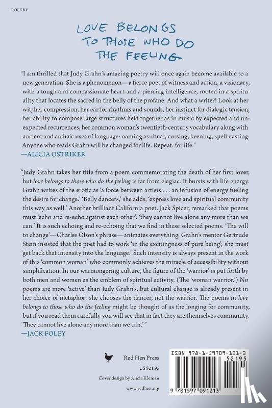Grahn, Judy - love belongs to those who do the feeling