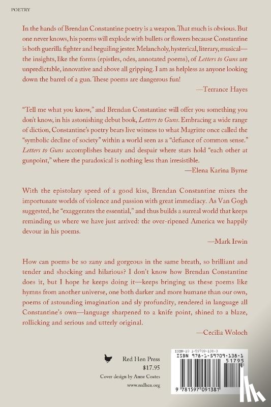 Constantine, Brendan - Letters to Guns