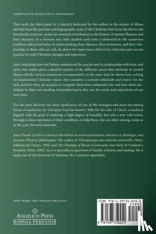 Larchet, Jean-Claude - Mental Disorders & Spiritual Healing