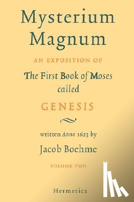 Boehme, Jacob, Bohme, Jakob, Beohme, Jakob - Mysterium Magnum