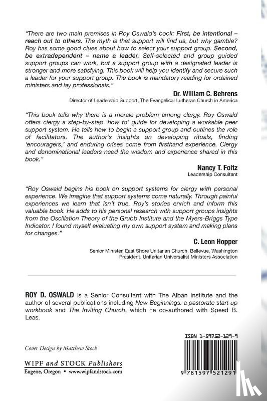 Oswald, Roy M - How to Build a Support System for Your Ministry