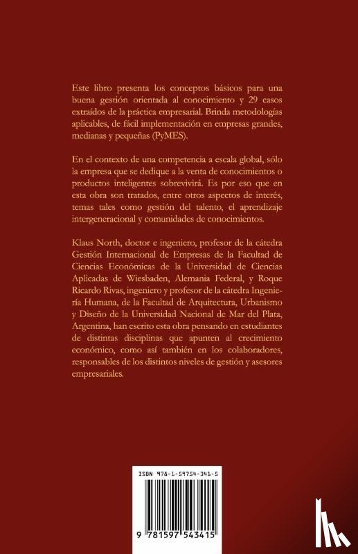 Klaus, North, Rivas, Roque - Gestion del Conocimiento. Una Guia Practica Hacia La Empresa Inteligente