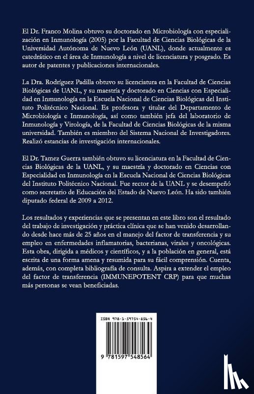 Franco Molina, Moises Armides, Padilla, Cristina Rodriguez, Tamez Guerra, Reyes - Factor de Transferencia. Un Modulador del Sistema Inmune