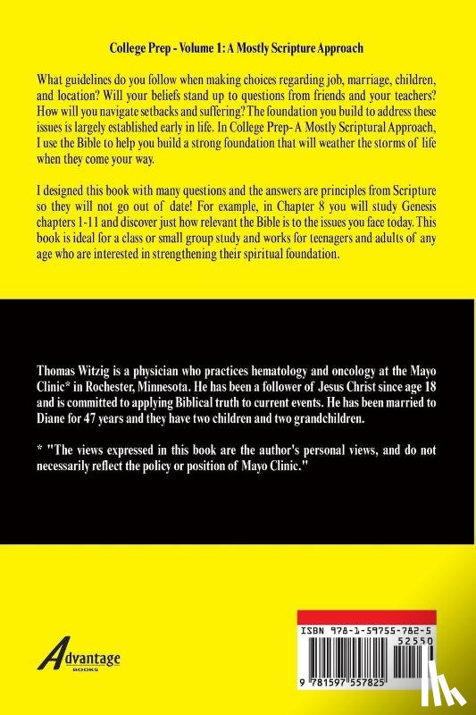 Witzig, Thomas - College Prep Volume 1