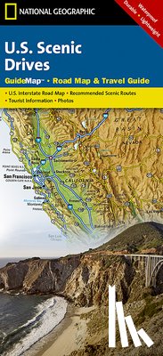 National Geographic Maps - U.S. Scenic Drives Map