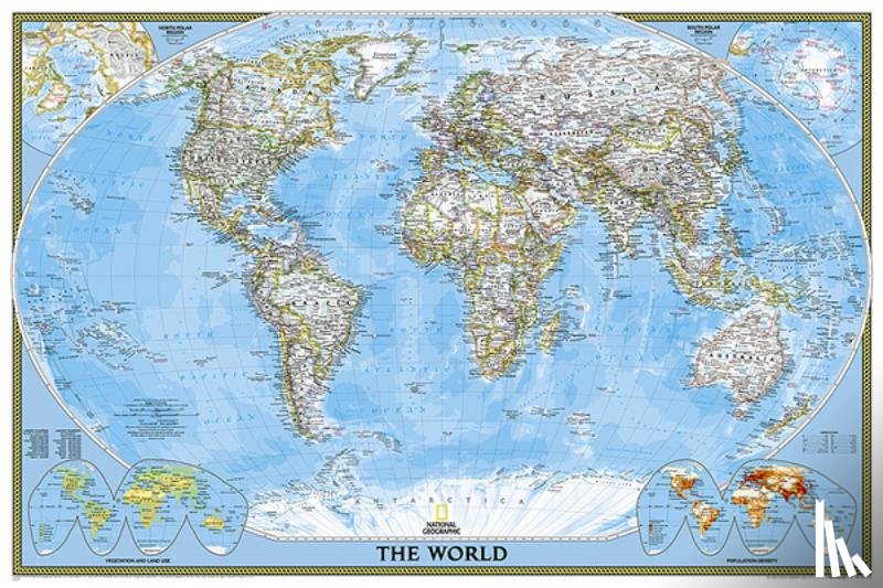 Maps, National Geographic - World Classic, Poster Size, Tubed