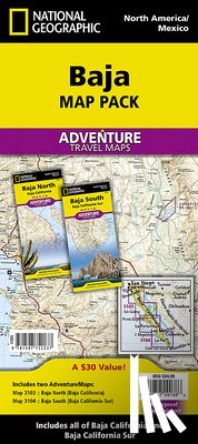 National Geographic Maps - Adventure - MAP-BAJA MAP PACK BUNDLE 2008/