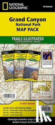 Maps, National Geographic - Grand Canyon National Park, Map Pack Bundle