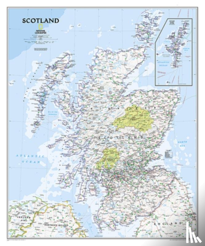 Maps, National Geographic - Scotland Classic, Tubed