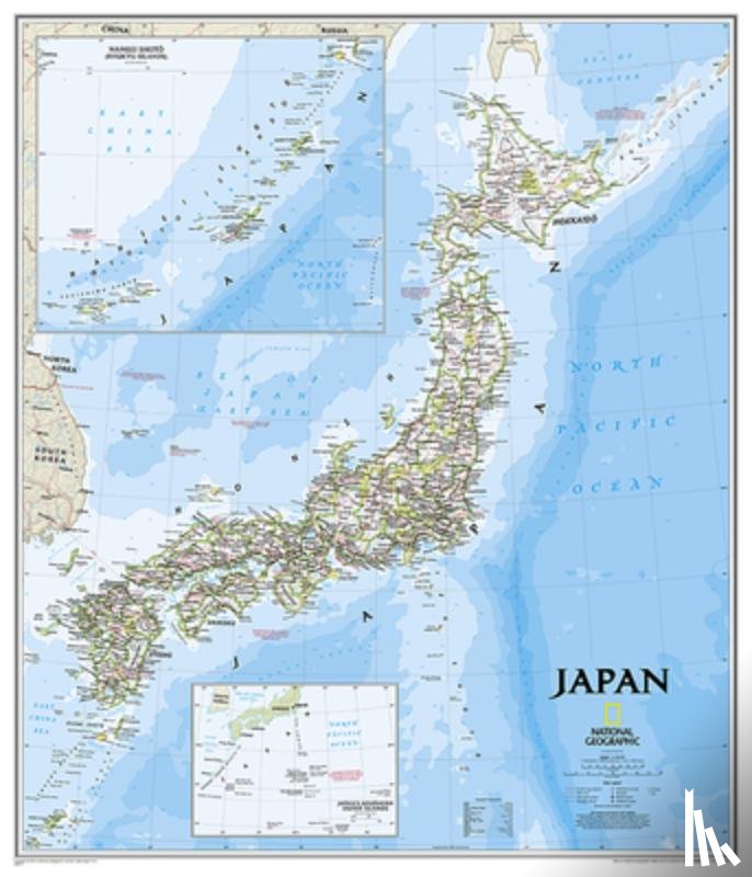 National Geographic Maps - MAP-NATL GEOGRAPHIC JAPAN WALL