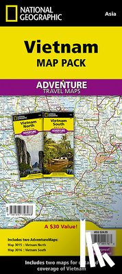 National Geographic Maps - Adventure - Vietnam, Map Pack Bundle