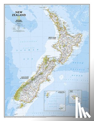 Maps, National Geographic - New Zealand, Tubed