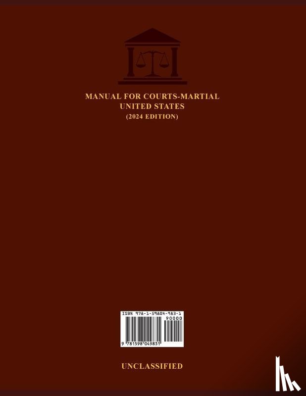 Jsc on Military Justice - Manual for Courts-Martial United States (2024 Edition)