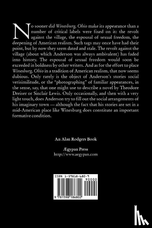 Anderson, Sherwood - Winesburg, Ohio