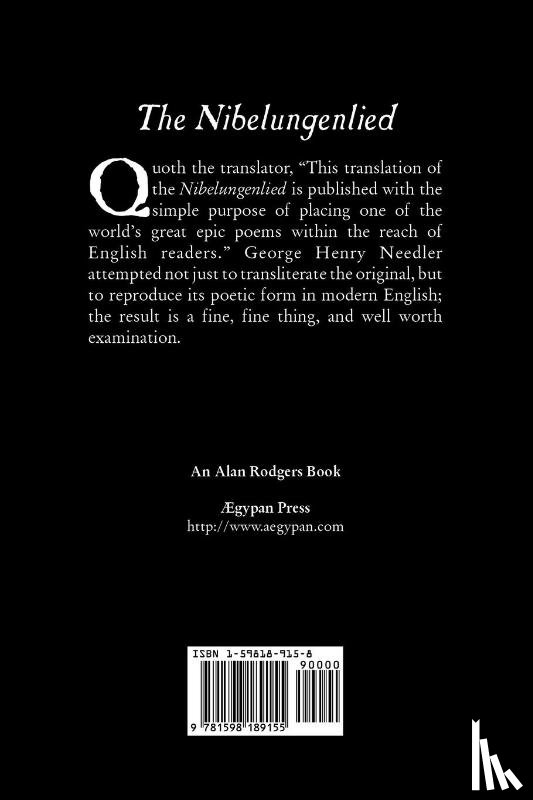 Traditional - The Nibelungenlied