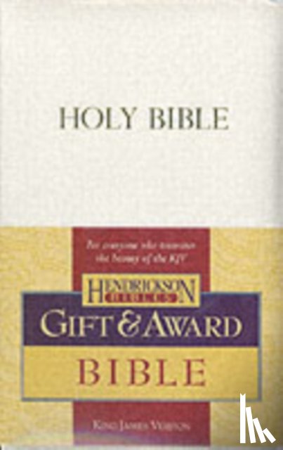Hendrickson Publishers - KJV Gift and Award Bible - White