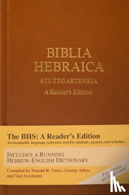 Vance, Donald R, Athas, George, Avrahami, Yael - Biblia Hebraica Stuttgartensia