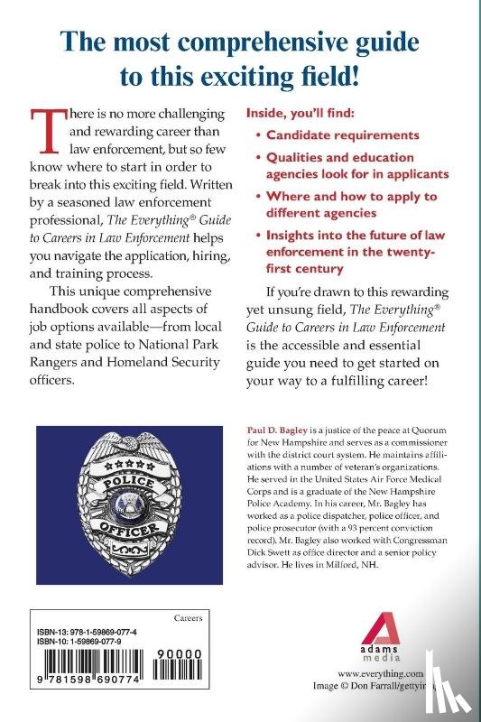 Bagley, Paul D - The Everything Guide to Careers in Law Enforcement