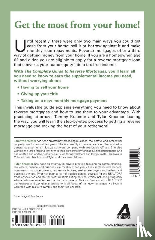 Kraemer, Tammy, Kraemer, Tyler - The Complete Guide to Reverse Mortgages