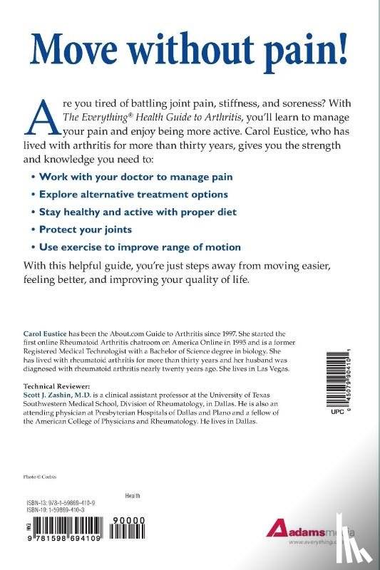 Eustice, Carol - The Everything Health Guide to Arthritis