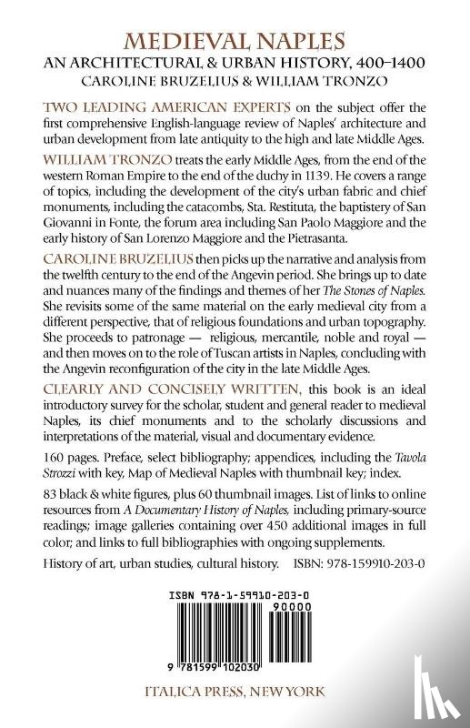 Bruzelius, Caroline, Tronzo, Professor William (Tulane University - Medieval Naples