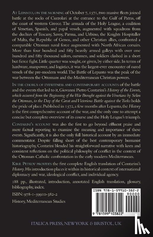 Contarini, Giovanni Pietro - From Cyprus to Lepanto