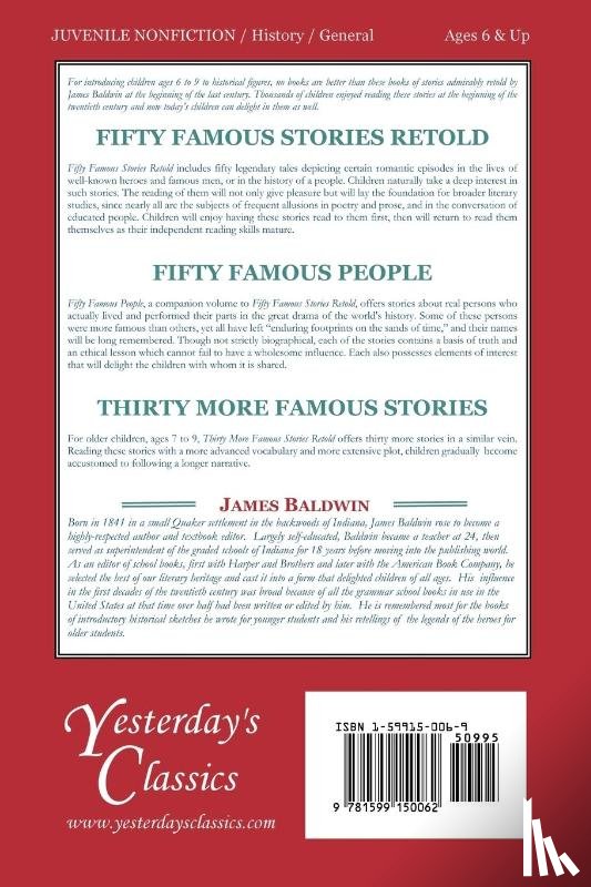 Baldwin, James - Fifty Famous Stories Retold