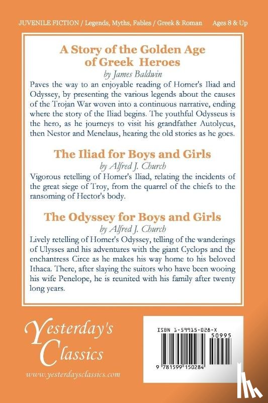 Church, Alfred - The Odyssey for Boys and Girls