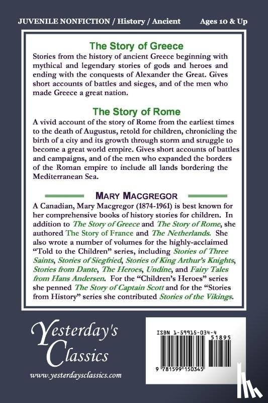 Macgregor, Mary - The Story of Rome
