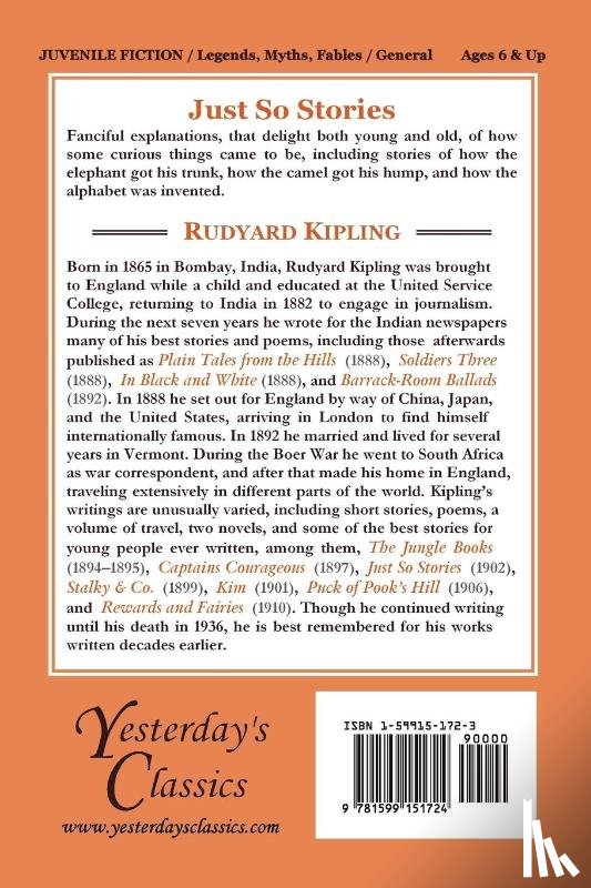 Kipling, Rudyard - Just So Stories