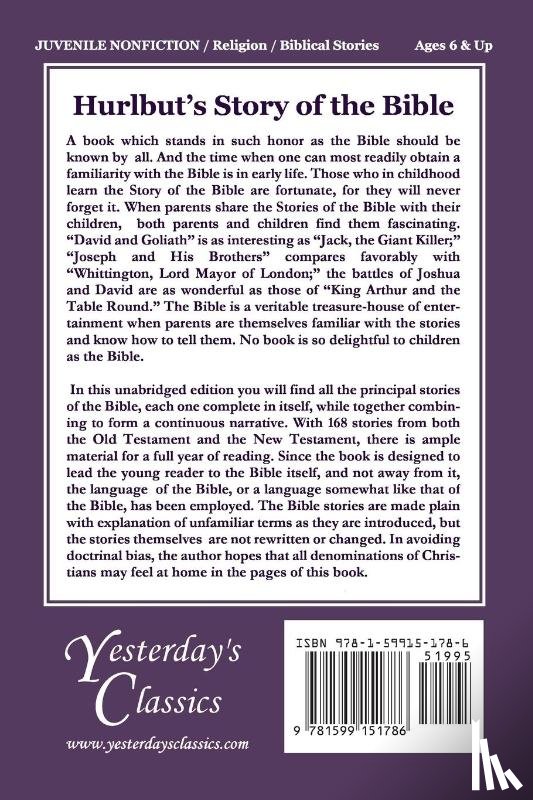 Hurlbut, Jesse Lyman - Hurlbut's Story of the Bible, Original Edition (Yesterday's Classics)