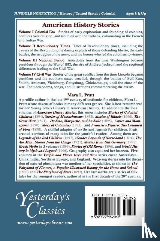 Pratt, Mara - American History Stories, Volume II