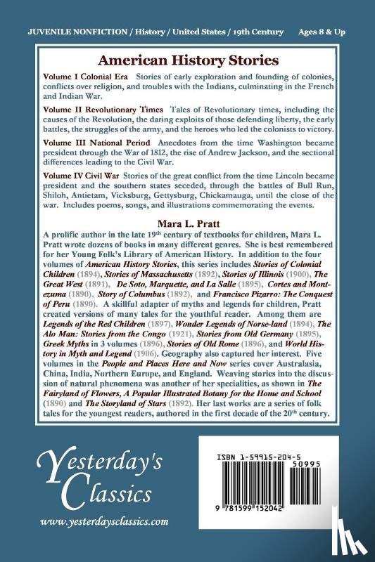 Pratt, Mara L. - American History Stories, Volume III