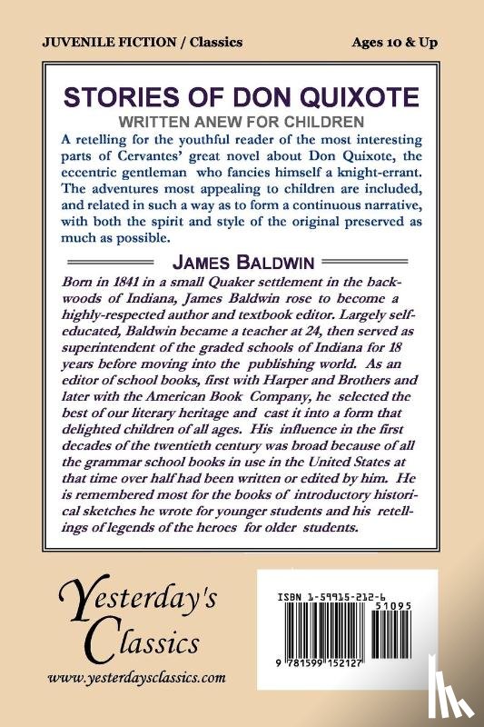 Baldwin, James - Stories of Don Quixote Written Anew for Children