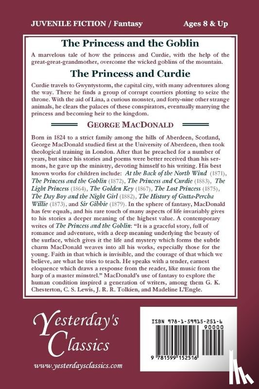 MacDonald, George - The Princess and Curdie (Yesterday's Classics)