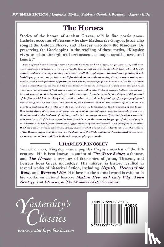 Kingsley, Charles - The Heroes, Illustrated Edition (Yesterday's Classics)