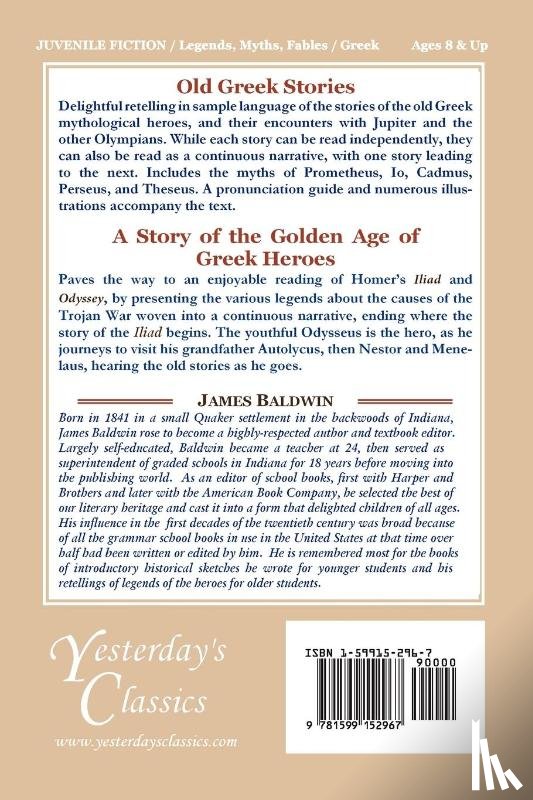Baldwin, James - Old Greek Stories (Yesterday's Classics)