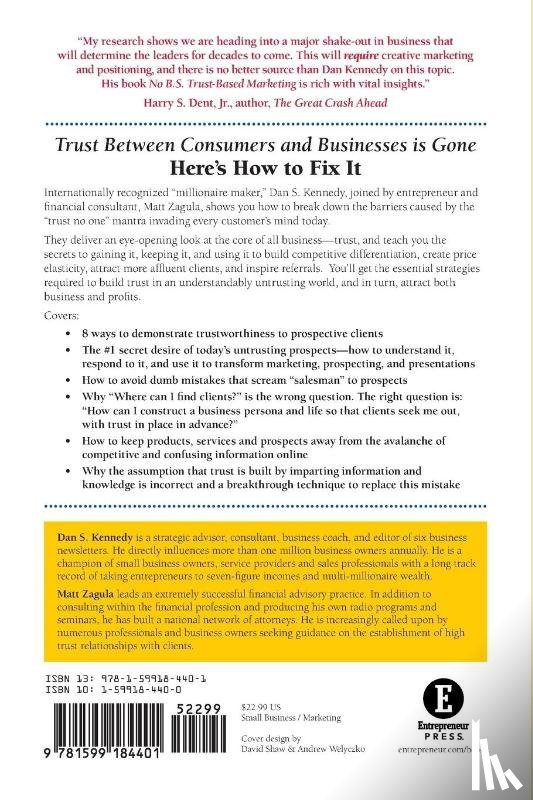 Kennedy, Dan, Zagula, Matt - No B.S.Trust-Based Marketing